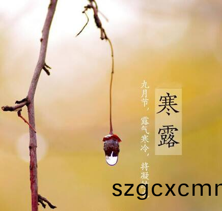 寒露至，鞦意濃