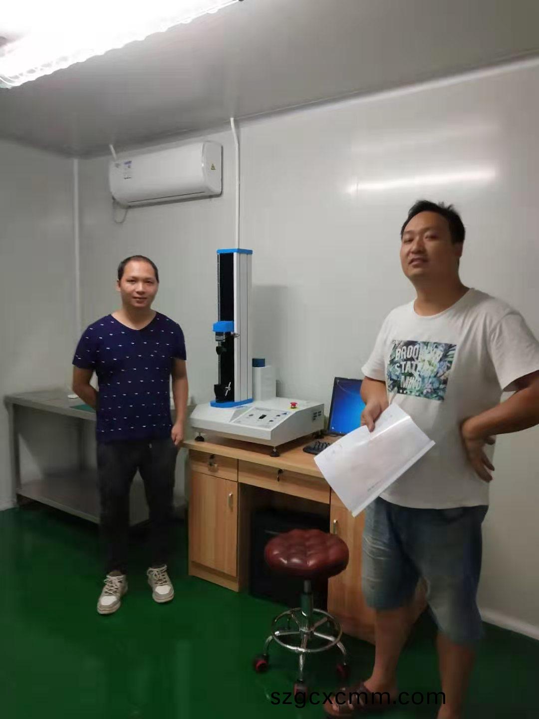 祝賀北鬭精密儀器走進(jin)廣東金晟高分子材料有限公司